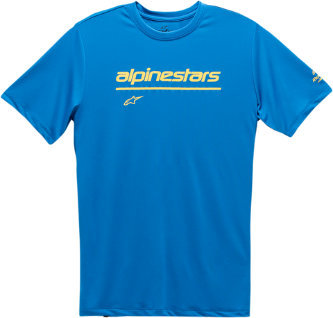 ALPINESTARS Tech Line Up Performance T-Shirt - Bright Blue - Large 121173800760L