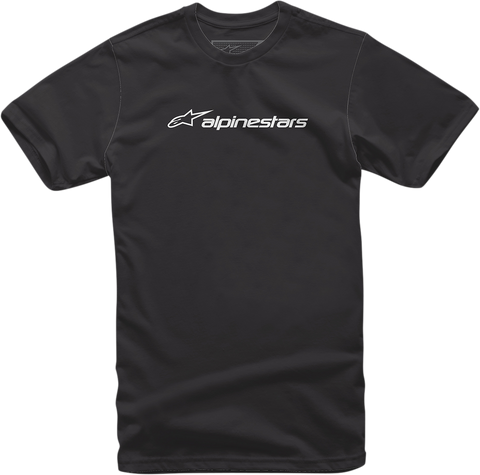 ALPINESTARS Linear T-Shirt - Black/White - 2XL 12117202410202X