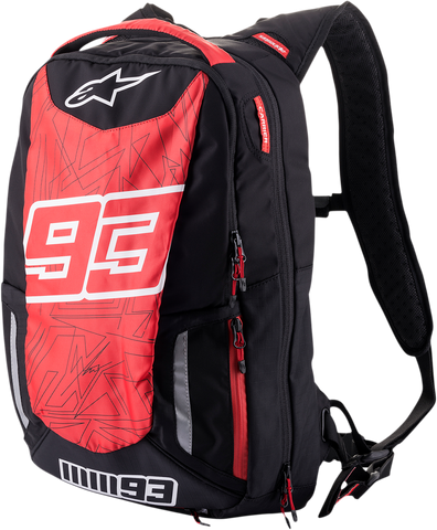 ALPINESTARS Jerez Backpack - Black/Red 6105921-13