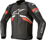 ALPINESTARS GP Plus R v3 Rideknit® Leather Jacket
 - Black/White/Red - US 46 / EU 56 3100321-1304-56