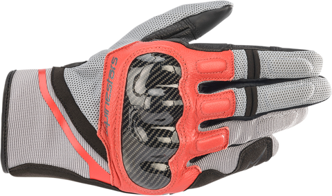 ALPINESTARS Chrome Gloves - Gray/Black/Red - Large 3568721-9203-L
