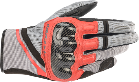 ALPINESTARS Chrome Gloves - Gray/Black/Red - Medium 3568721-9203-M