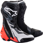 ALPINESTARS Supertech V Boots - Black/Red/White/Gray - US 6.5 / EU 40 2220121-1329-40