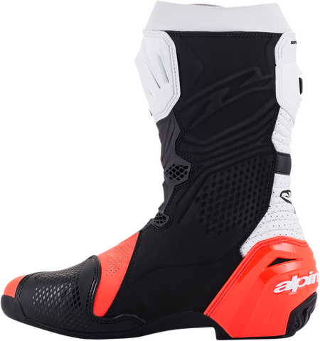 ALPINESTARS Supertech V Boots - Black/Orange/White - US 6 / EU 39 2220121-124-39