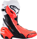 ALPINESTARS Supertech V Boots - Black/Orange/White - US 10.5 / EU 45 2220121-124-45