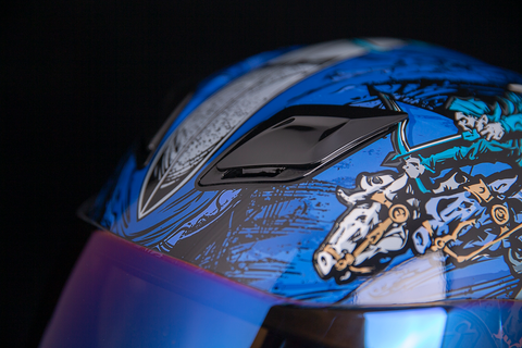 icon airflite 4horsemen helmet ICON Airflite™ Helmet - 4Horsemen - Blue