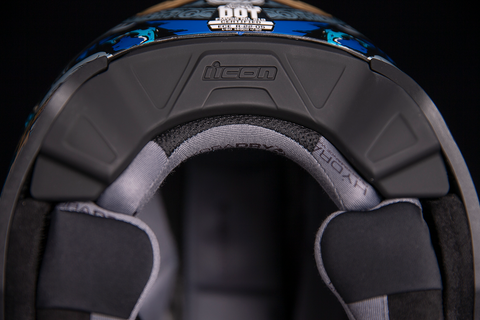 icon airflite 4horsemen helmet ICON Airflite™ Helmet - 4Horsemen - Blue