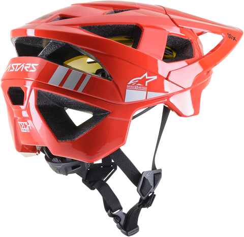 ALPINESTARS Vector Tech Helmet - Bright Red/Light Gray Glossy - MIPS® - Large 8700721-3199-LG
