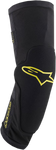 ALPINESTARS Paragon Plus Knee Guards - Black/Yellow - Large 1652419-1047-LG
