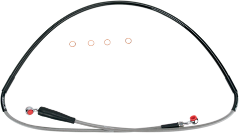 MOOSE RACING Brake Line - Front - Stainless Steel  - DR-Z 400 SM S01-1-038/P