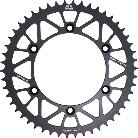 JT SPROCKETS Rear Sprocket - 520 - Black - 50 Tooth JTA822.50BLK