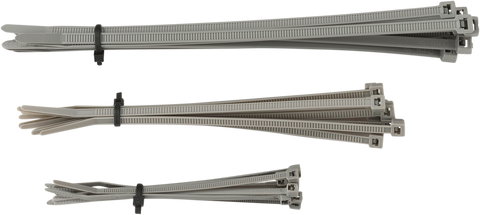 MOOSE RACING Cable Ties - Grey - 30-Pack 303-4688
