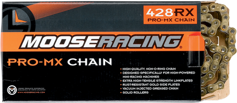 MOOSE RACING 428 RXP Pro-MX Chain - Gold - 100 Links M575-00-100