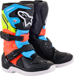 ALPINESTARS Tech 3S Boots - Black/Blue/Yellow/Red - US 12 2014518-1538-12