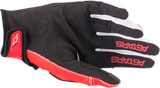 ALPINESTARS Techstar Gloves - Red/Black - Small 3561022-3031-S