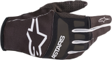 ALPINESTARS Techstar Gloves - Black/White - Small 3561022-12-S