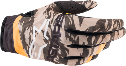 ALPINESTARS Radar Gloves - Sand/Camo/Orange - Large 3561822-6840-L