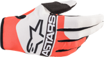 ALPINESTARS Radar Gloves - White/Red/Black - Small 3561822-2537-S