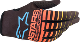 ALPINESTARS Radar Gloves - Blue/Yellow/Coral - XL 3561822-1534-XL