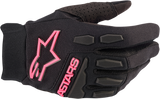 ALPINESTARS Women's Stella Full Bore Gloves - Black/Pink - Medium 3583622-1390-M