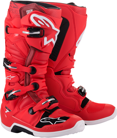 ALPINESTARS Tech 7 Boots - Red - US 7 2012014-30-07