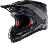 ALPINESTARS Supertech M10 Helmet - Meta 2 - MIPS® - Black/Gray/Gloss - XL 8300422-1195-XL