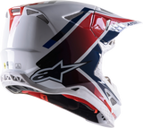 ALPINESTARS Supertech M10 Helmet - Meta 2 - MIPS® - White/Red/Blue - Small 8300422-2378-SM