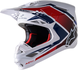 ALPINESTARS Supertech M10 Helmet - Meta 2 - MIPS® - White/Red/Blue - Small 8300422-2378-SM