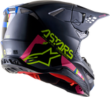 ALPINESTARS Supertech M8 Helmet - Echo - MIPS® - Black/Blue/Yellow/Pink - 2XL 8302621-1759-2X