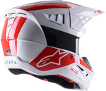ALPINESTARS SM5 Helmet - Bond - White/Red - XL 8303522-2032-XL