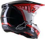 ALPINESTARS SM5 Helmet - Beam - Black/Gray/Red - Small 8303722-1313-SM