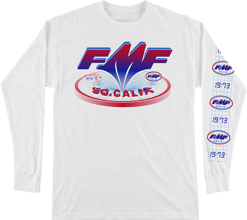 FMF Black Hole Long-Sleeve T-Shirt - White - 2XL FA21119900WH2X