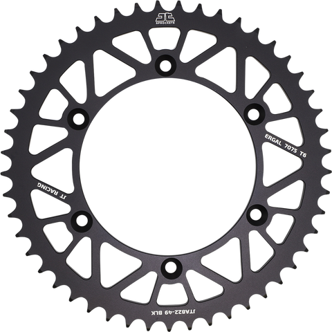 JT SPROCKETS Rear Sprocket - 520 - Black - 52 Tooth JTA822.52BLK