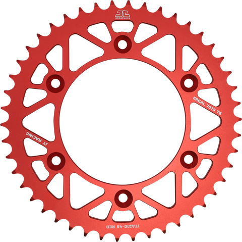 JT SPROCKETS Rear Sprocket - Honda - Red - 51 Tooth JTA210.51RED