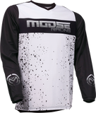 MOOSE RACING Qualifier Jersey - Black/White - Medium 2910-6614