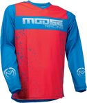 MOOSE RACING Qualifier Jersey - Red/White/Blue - Medium 2910-6630