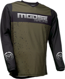 MOOSE RACING Qualifier Jersey - Olive/Black - Large 2910-6639