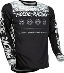 MOOSE RACING M1 Jersey - Black/White - XL 2910-6891