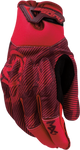 MOOSE RACING MX1* Gloves - Red/Black - Small 3330-7052