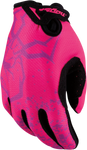 MOOSE RACING Youth SX1* Gloves - Pink - Medium 3332-1699