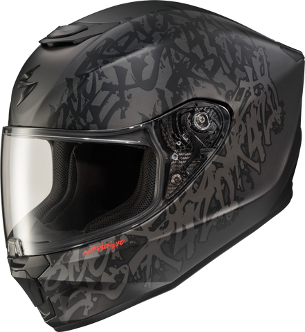 Exo R420 Full Face Helmet Grunge Phantom Md