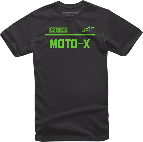 ALPINESTARS Moto X T-Shirt - Black/Green - Large 1213720241060L