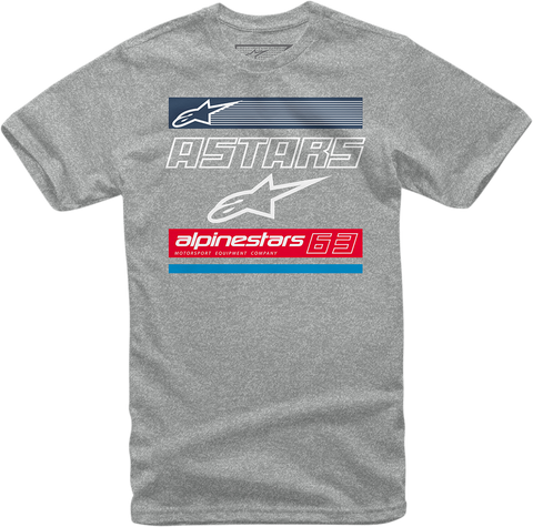 ALPINESTARS Quattro T-Shirt - Heather Gray - Large 1213720261026L