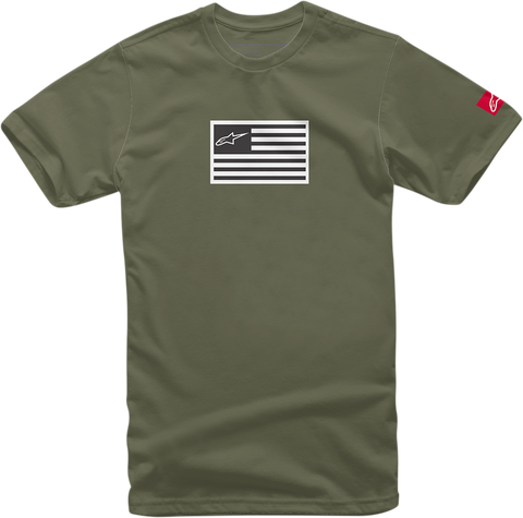 ALPINESTARS Flagged T-Shirt - Military - XL 121372038690XL