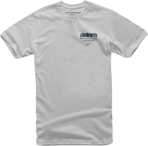 ALPINESTARS Sign Up T-Shirt - Silver - Large 12137204619L