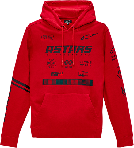 ALPINESTARS Multi Race Hoodie - Red - 2XL 121351500302X