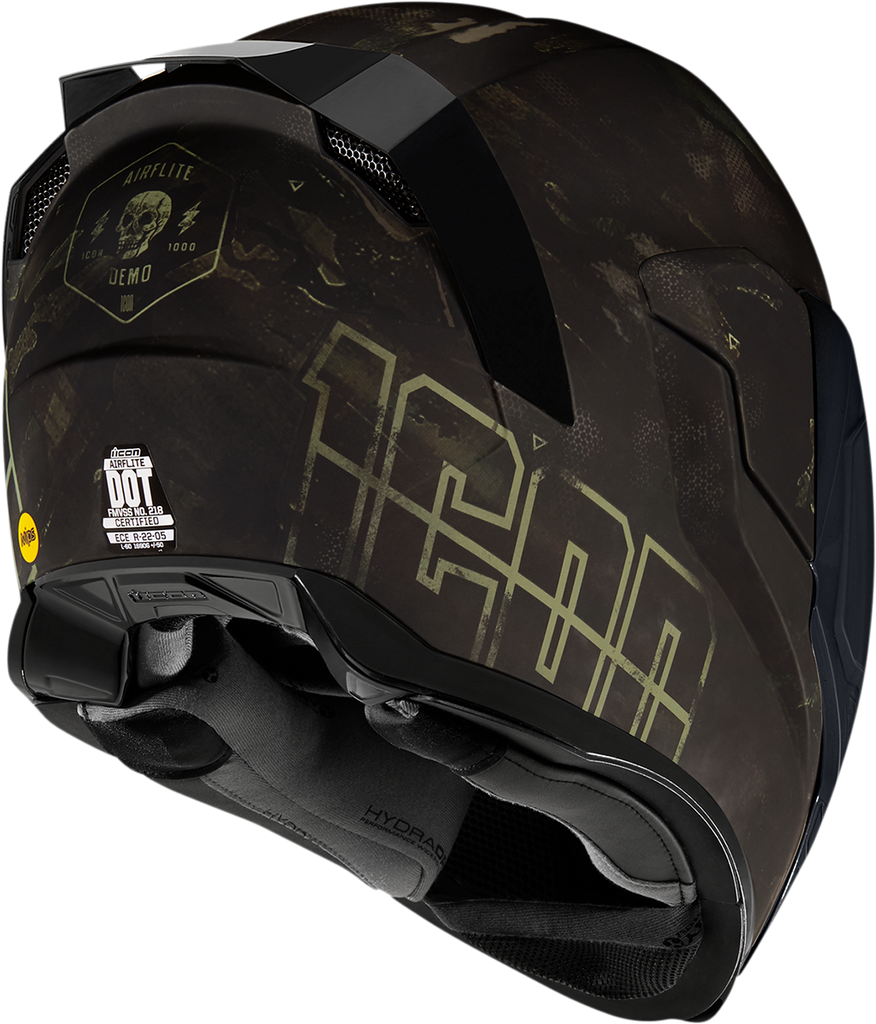 icon airflite battlescar 2 full face helmet ICON Airflite™ Helmet - Demo - MIPS® - Black