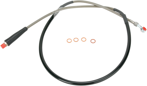 MOOSE RACING Brake Line - Front - Stainless Steel - Suzuki S01-1035