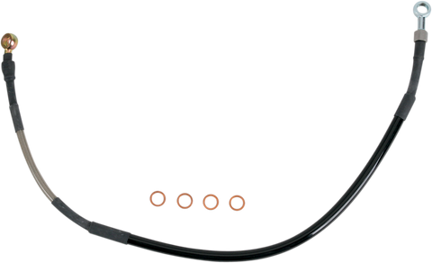 MOOSE RACING Brake Line - Rear - Stainless Steel - Yamaha Y01-2-010/P