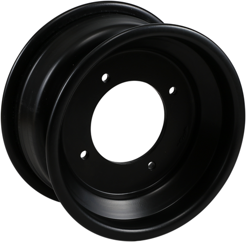 AMS Rolled-Lip Spun Wheel - Front - Black - 10x5 - 4/144 - 3+2 261RL105144B3